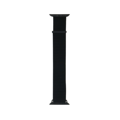 Apple Watch 40mm Kordon Band-03 Serisi Hasır Strap Kayış Koyu Siyah