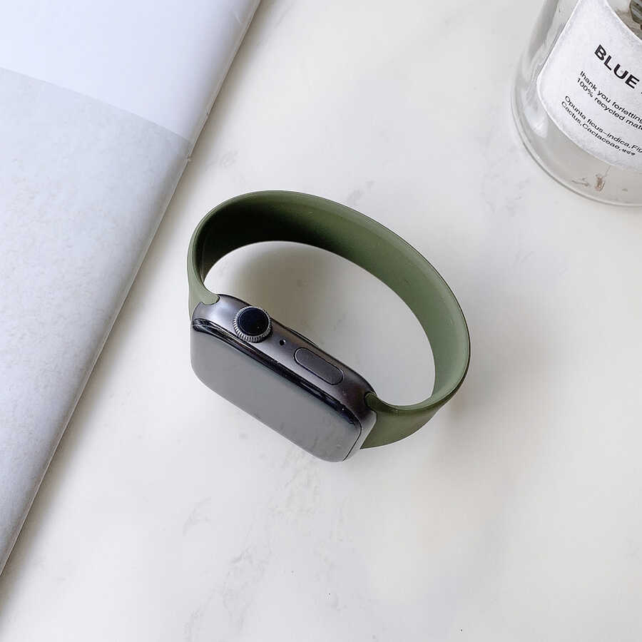 Apple Watch 40mm KRD-31 Solo Loop Large Kordon - Yeşil