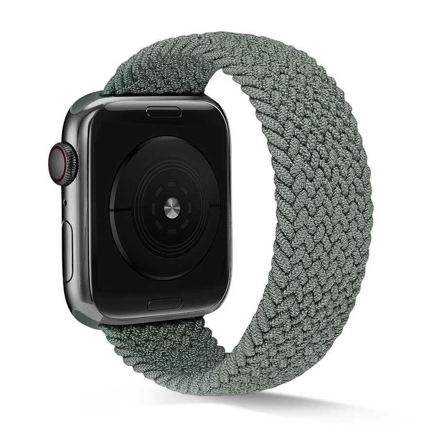 Apple Watch 40mm KRD-38 Medium Kordon - Koyu Yeşil