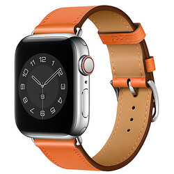 Apple Watch 40mm Wiwu Attleage Watchband Hakiki Deri Kordon - Thumbnail