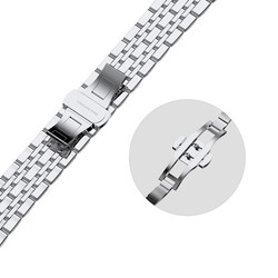 Apple Watch 40mm Wiwu Seven Beads Steel Belt Metal Kordon - Thumbnail