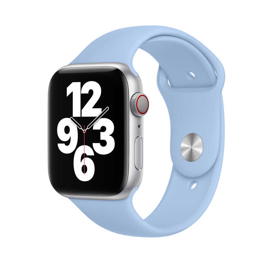 Apple Watch 40mm Wiwu Sport Band Silikon Kordon - Lila