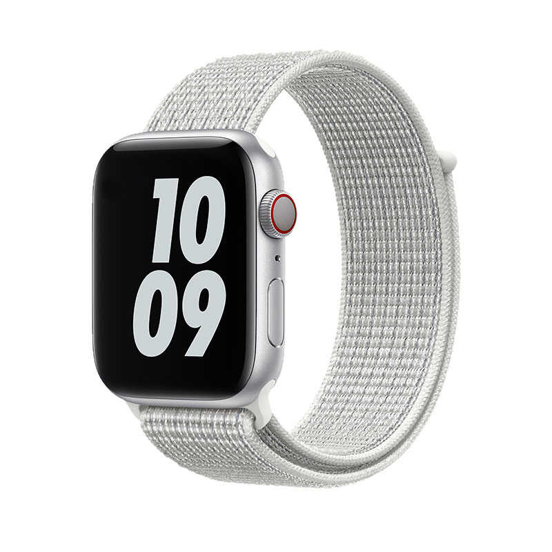 Apple Watch 40mm Wiwu Sport Loop Hasır Kordon - Beyaz