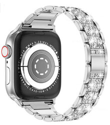 Apple Watch 40mm Wiwu Three Beads Set Auger Metal Kordon - Thumbnail