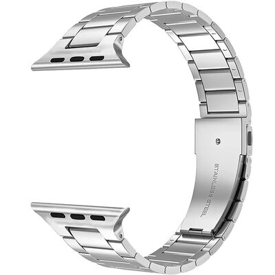 Apple Watch 40mm Wiwu Ultra Thin Steel Belt Three Beads Metal Kordon