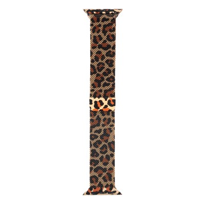 Apple Watch 40mm Zore KRD-01 Leopard Pattern Metal Band - 6