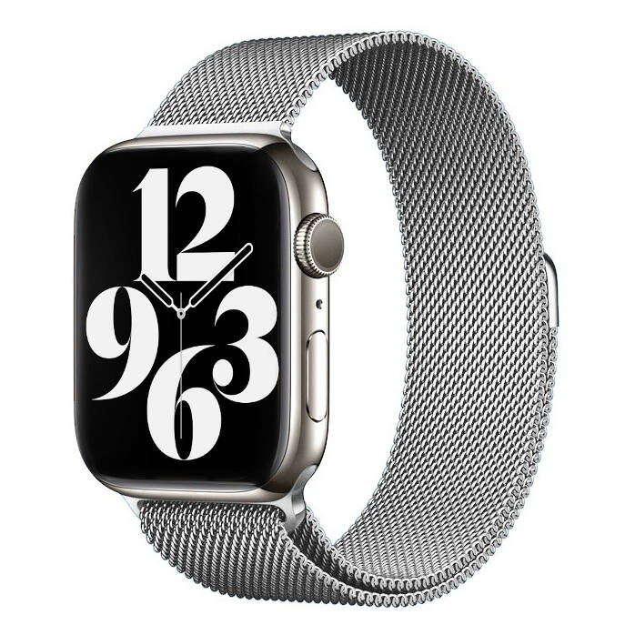 Apple Watch 40mm Zore KRD-01 Metal Kordon - Gümüş