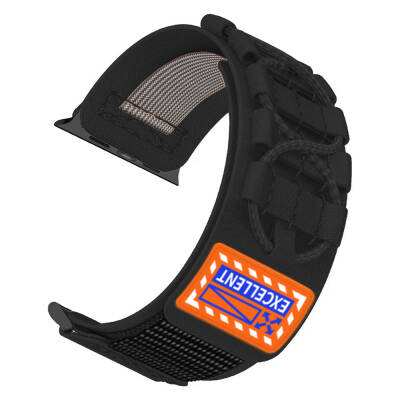 Apple Watch 40mm Zore KRD-112 Orbital Örgülü Halat Tasarımlı Naylon Kumaş Hasır Kordon - Zore