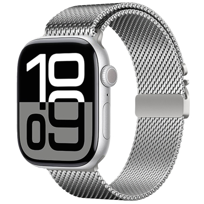 Apple Watch 40mm Zore KRD-121 Metal Hasır Kordon - Zore