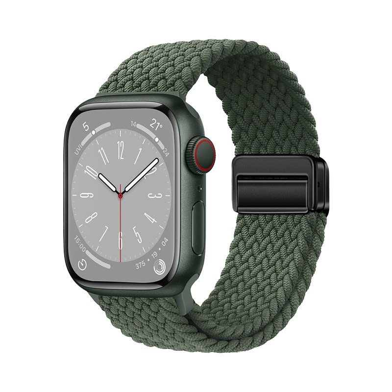 Apple Watch 40mm Zore KRD-134 Örgü Tasarımlı Hasır Kordon Strap Kayış - 2