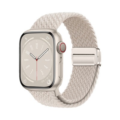 Apple Watch 40mm Zore KRD-134 Örgü Tasarımlı Hasır Kordon Strap Kayış - 9