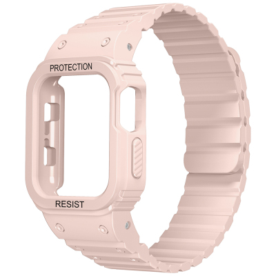 Apple Watch 40mm Zore KRD-142 Airbag Design Case Protector Silicone Band - Zore
