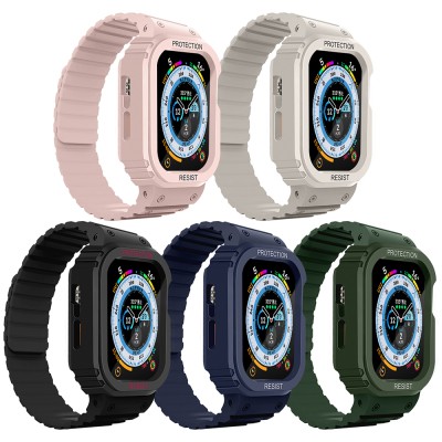 Apple Watch 40mm Zore KRD-142 Airbag Tasarımlı Kasa Koruyuculu Silikon Kordon - 20