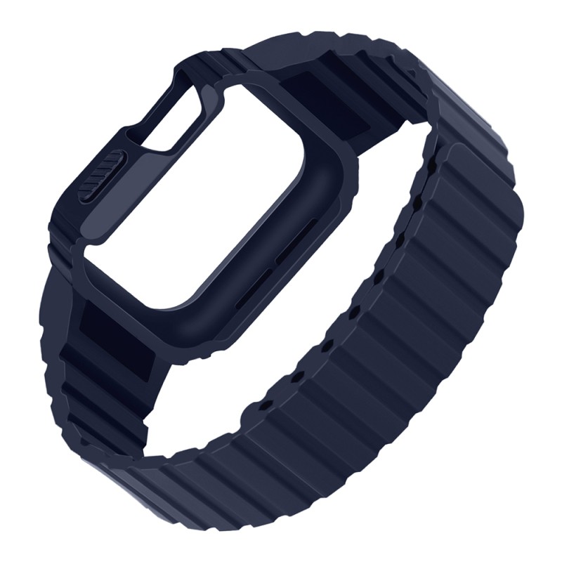 Apple Watch 40mm Zore KRD-142 Airbag Tasarımlı Kasa Koruyuculu Silikon Kordon - 15