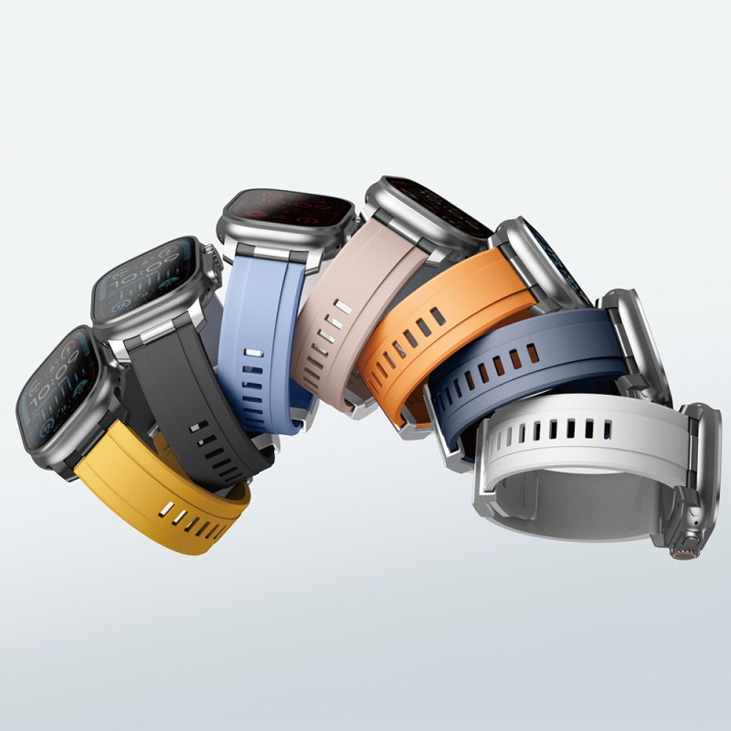 Apple Watch 42mm Amazingthing Titan Chrono Silicone Band - 16