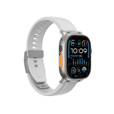 Apple Watch 42mm Amazingthing Titan Chrono Silikon Kordon - 10