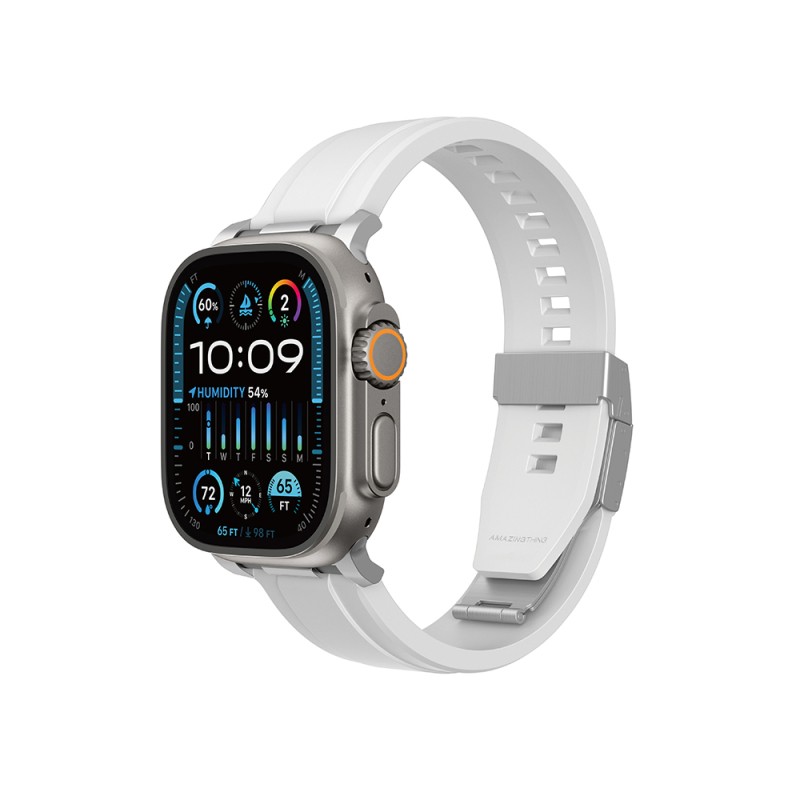 Apple Watch 42mm Amazingthing Titan Chrono Silikon Kordon - 4