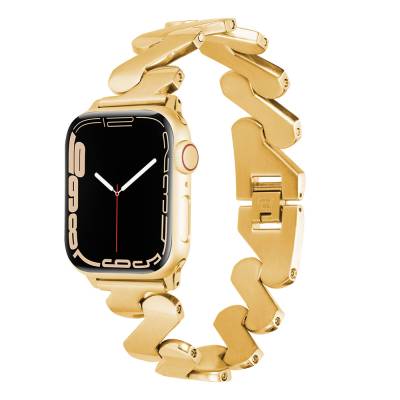 ​​​Apple Watch 42mm Kordon KRD-80 Metal Strap Kayış - Zore