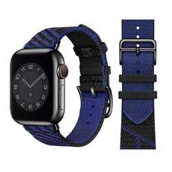 Apple Watch 42mm KRD-51 Hasır Kordon - Zore