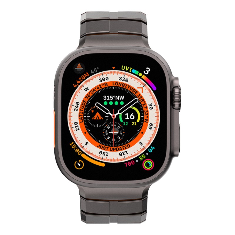 Apple Watch 42mm Mohseven iWatch Titancore No.1 Metal Kordon - 10