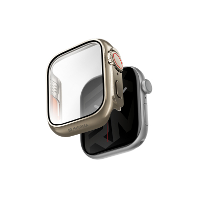 Apple Watch 42mm Skinarma Gado Pro Dijital Taç Korumalı Kasa ve Ekran Koruyucu - Skinarma