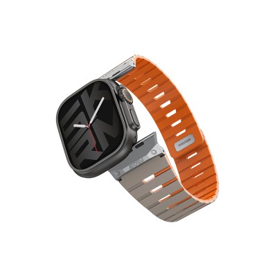 Apple Watch 42mm Skinarma Gemini Serisi TPU Magnetik Silikon Kordon - 4