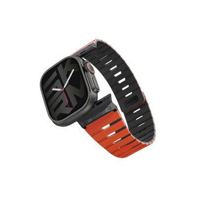 Apple Watch 42mm Skinarma Gemini Serisi TPU Magnetik Silikon Kordon - 6