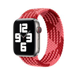 Apple Watch 42mm Wiwu Braided Solo Loop Contrast Color Medium Kordon - Thumbnail