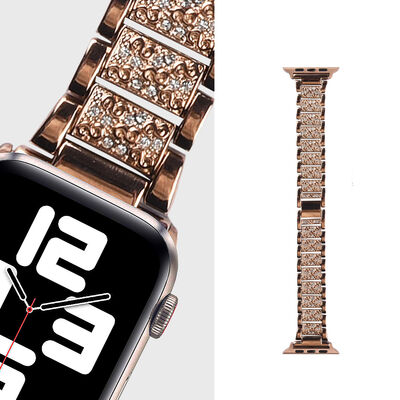 Apple Watch 42mm Wiwu Three Beads Set Auger Metal Kordon