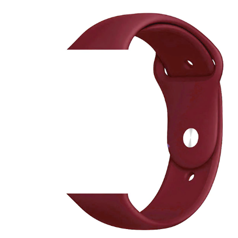 Apple Watch 42mm Zore Klasik Kordon - 27-Wine Red