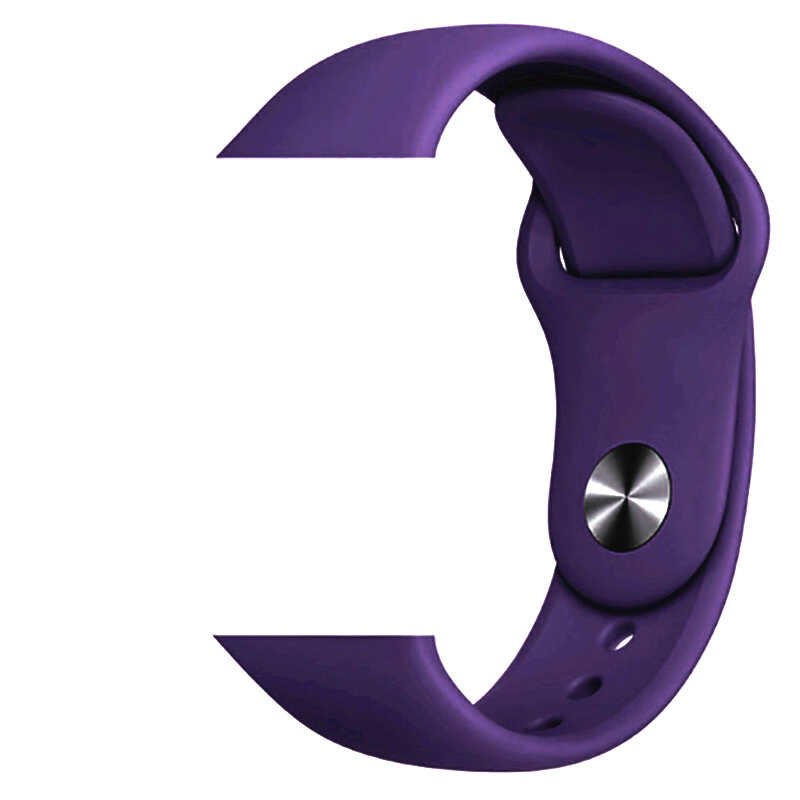 Apple Watch 42mm 44mm Tüm Serilere Uyumlu Yumuşak Jel Silikon Kordon