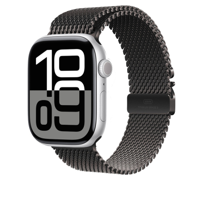 Apple Watch 42mm Zore KRD-100 Titanyum Hasır Kordon - Zore