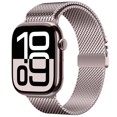 Apple Watch 42mm Zore KRD-121 Metal Hasır Kordon - Zore