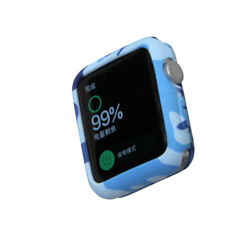 Apple Watch 42mm Zore Soldier Tpu - Mavi