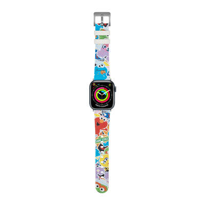 Apple Watch 44mm Casebang Sesame Street Series Leather Watch Band - Casebang