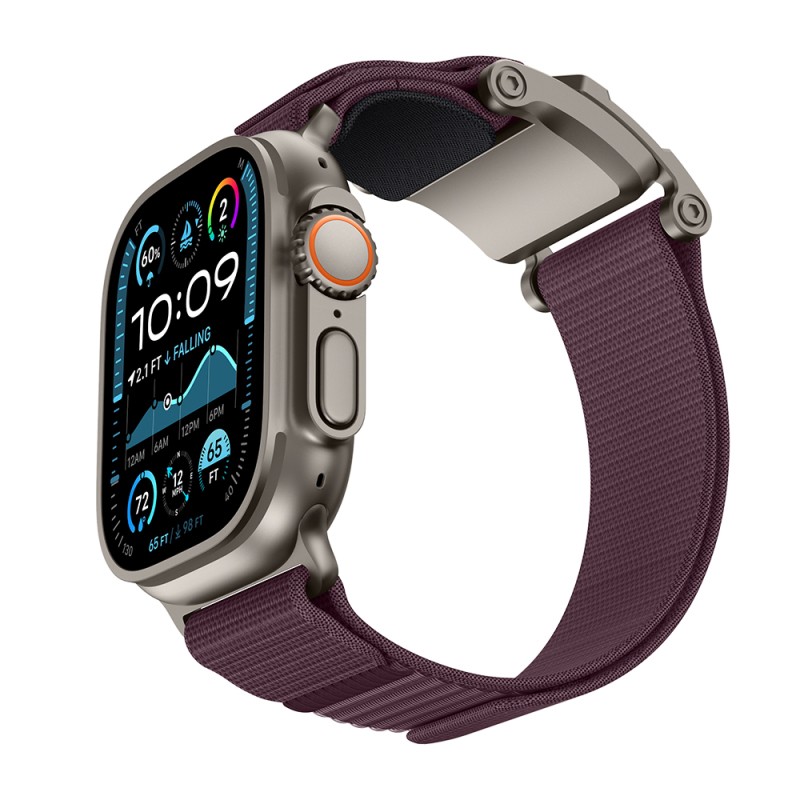 Apple Watch 44mm Mohseven iWatch Mecha Sport Mesh Band - 5