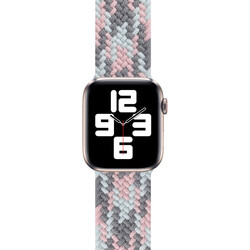 Apple Watch 44mm Wiwu Braided Solo Loop Contrast Color Medium Kordon - Thumbnail