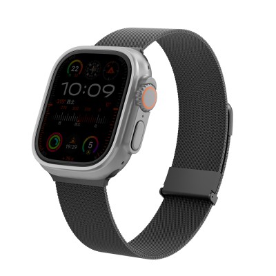 Apple Watch 44mm Wiwu MagFlex Secure Serisi Metal Kordon - 3