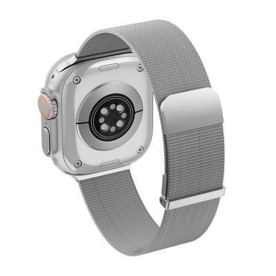 Apple Watch 44mm Wiwu MagFlex Secure Serisi Metal Kordon - 4