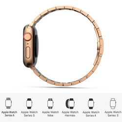 Apple Watch 44mm Wiwu Resin Steel Belt Metal Kordon - Thumbnail