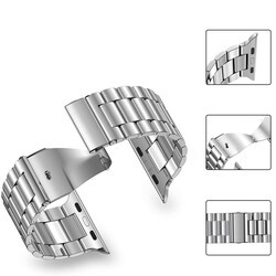 Apple Watch 44mm Wiwu Ultra Thin Steel Belt Three Beads Metal Kordon - 4