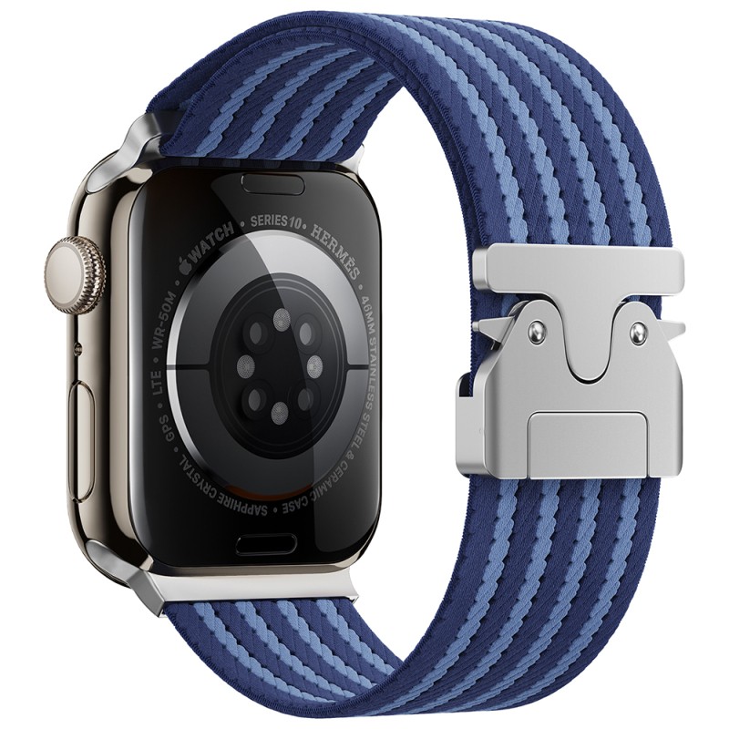 Apple Watch 44mm Zor KRD-133 Nylon Fabric Wicker Braided Cord - 5