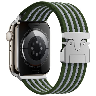 Apple Watch 44mm Zor KRD-133 Nylon Fabric Wicker Braided Cord - 6