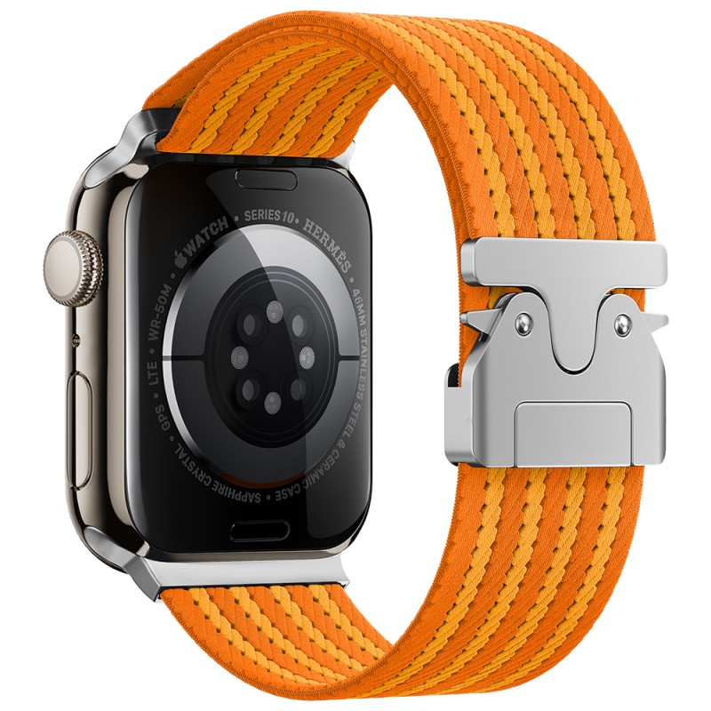 Apple Watch 44mm Zor KRD-133 Nylon Fabric Wicker Braided Cord - 7