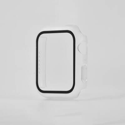 Apple Watch 44mm Zore 01 Kasa ve Ekran Koruyucu Şeffaf