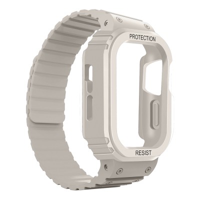 Apple Watch 44mm Zore KRD-142 Airbag Design Case Protector Silicone Band - 16