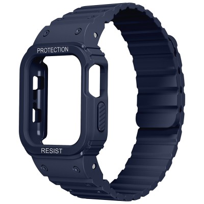 Apple Watch 44mm Zore KRD-142 Airbag Design Case Protector Silicone Band - 4