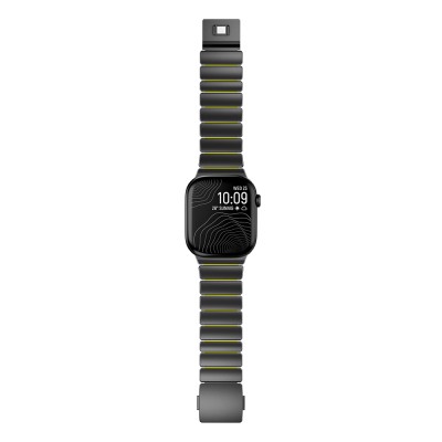 Apple Watch 44mm Zore KRD-149 Metal Silicone Band - 13