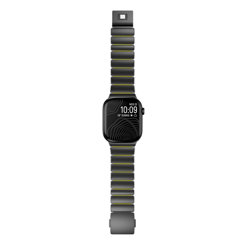 Apple Watch 44mm Zore KRD-149 Metal Silicone Band - 13