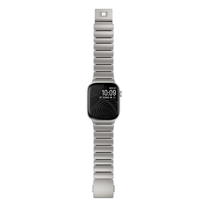 Apple Watch 44mm Zore KRD-149 Metal Silikon Kordon - 8